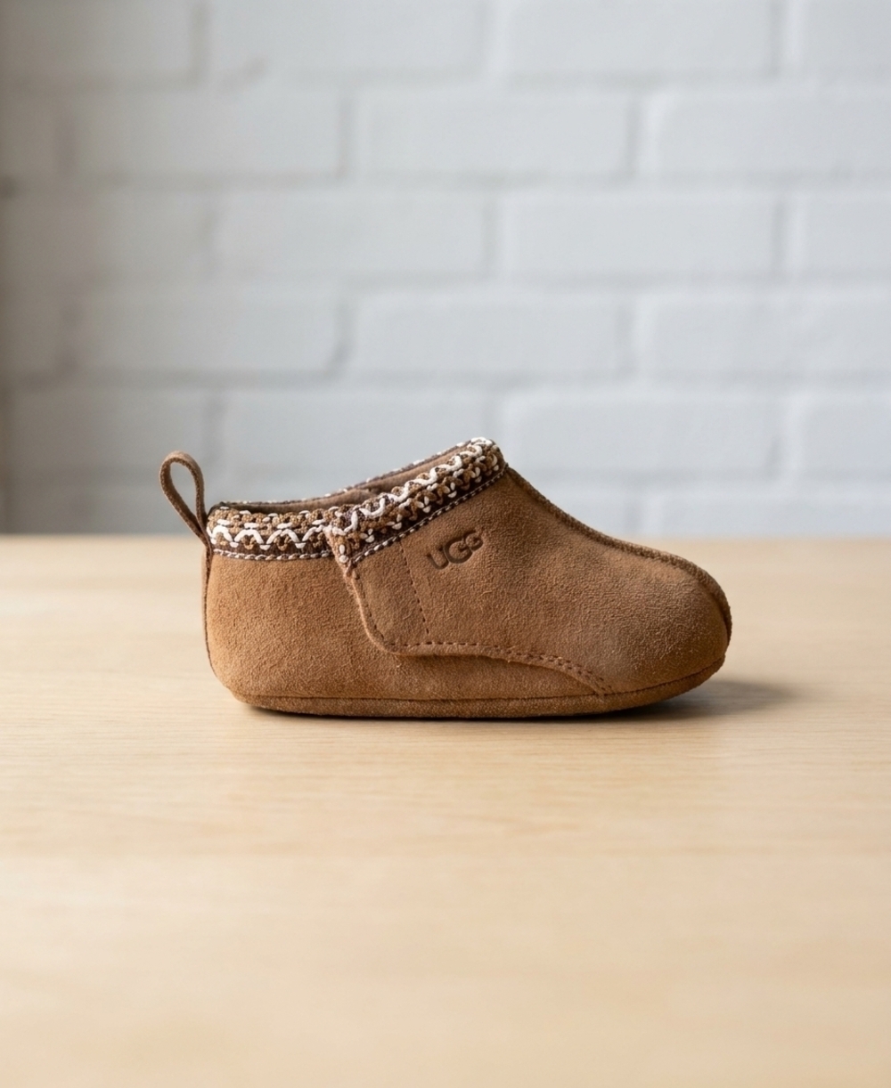 NEW UGG kid's tasman slipper in chestnut